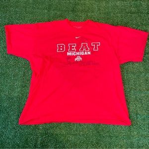 Vintage 2008 Ohio State beat Michigan center swoosh nike